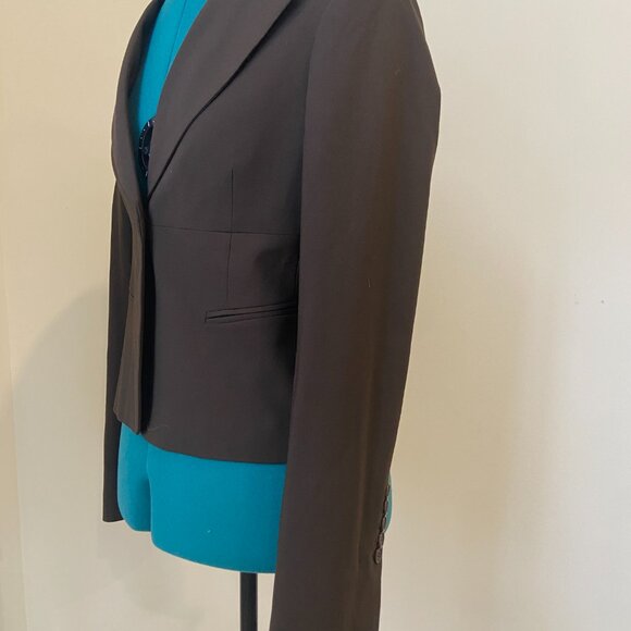 BCBG MaxAzria Chocolate Brown Blazer - Picture 2 of 4